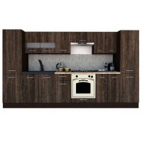 Bucatarie MARINA NEW 340 5A Wenge / Decor 7648